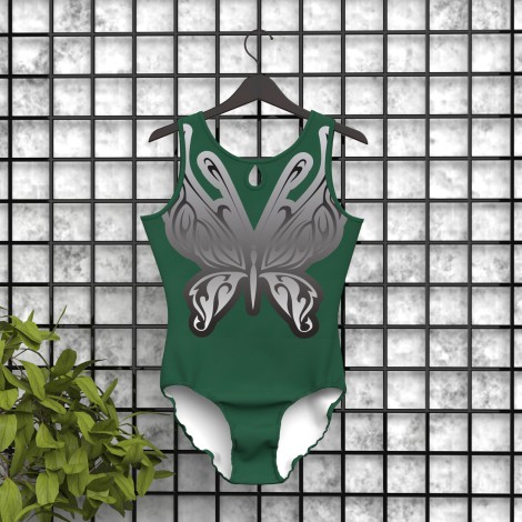 best black gymnastic leotards green 5