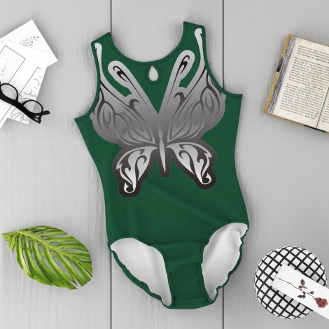best black gymnastic leotards green 6