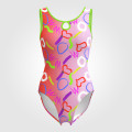 pink design gymnastics leotard pink