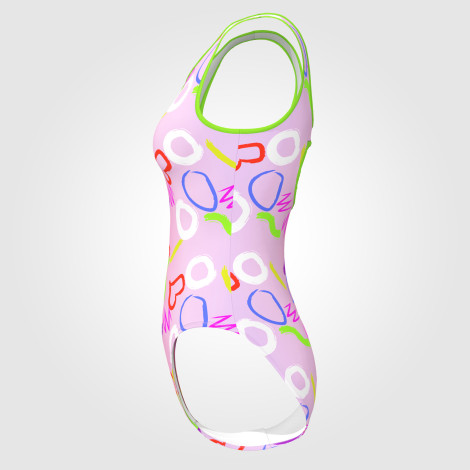 pink design gymnastics leotard pink 2