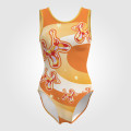 best pink gymnastics leotard orange
