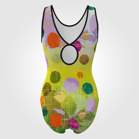 best blue gymnastics leotard yellow 1