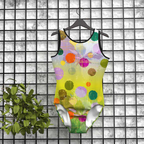 best blue gymnastics leotard yellow 5