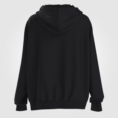 full zipped up cardigan sweater black 1