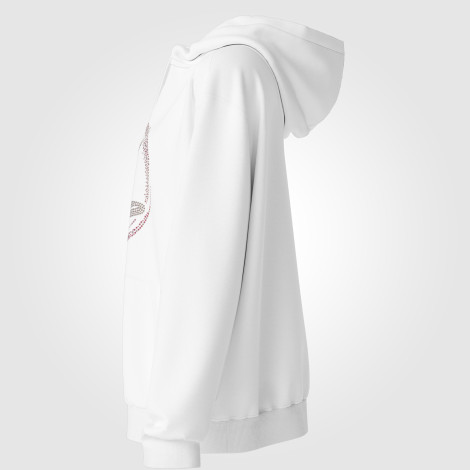 full zipped up cardigan sweater white 2