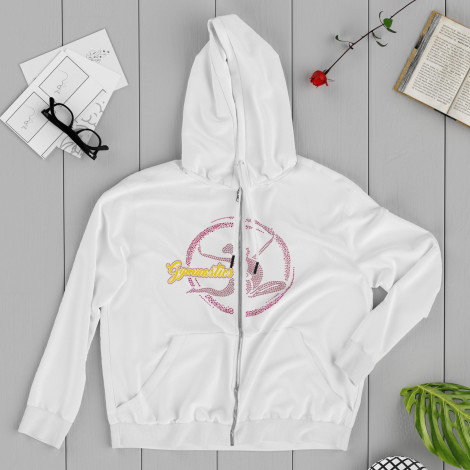full zipped up cardigan sweater white 4