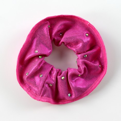 gymnastics hair scrunchies pink 0