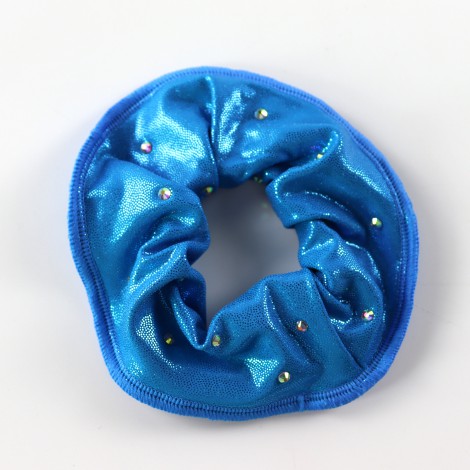 gymnastics hair scrunchies sky blue 0