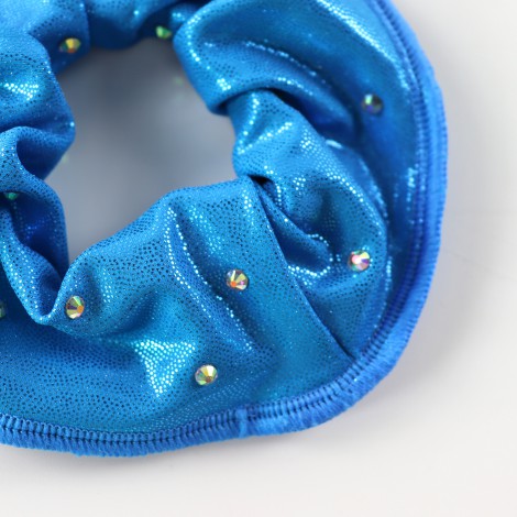 gymnastics hair scrunchies sky blue 1