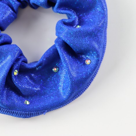 gymnastics hair scrunchies blue 1