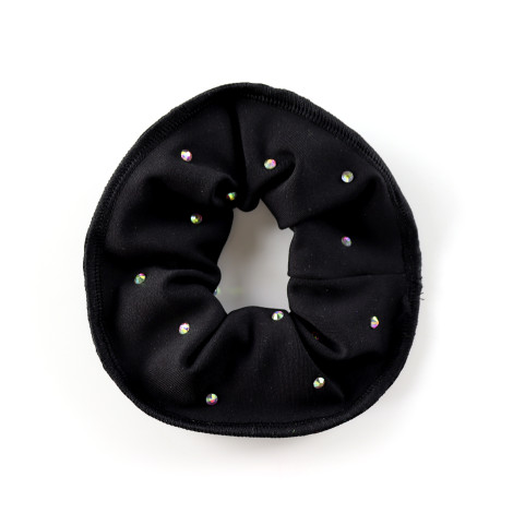 slip hair ties,scrunch gymnastics scrunchies black 0