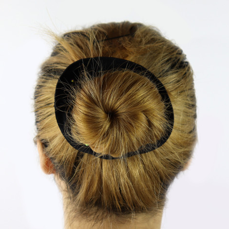 slip hair ties,scrunch gymnastics scrunchies black 2
