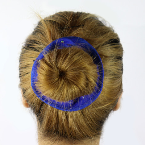 slip hair ties,scrunch gymnastics scrunchies blue 2