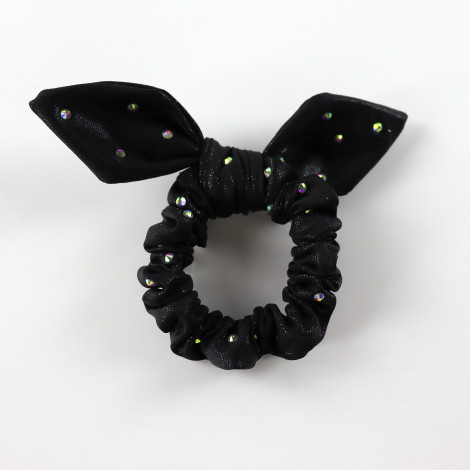 slip hair ties,scrunch gymnastics scrunchies black 0