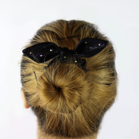 slip hair ties,scrunch gymnastics scrunchies black 3