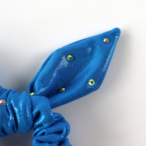 slip hair ties,scrunch gymnastics scrunchies sky blue 2