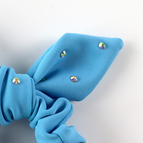 slip hair ties,scrunch gymnastics scrunchies sky blue 2