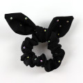 slip hair ties,scrunch gymnastics scrunchies black