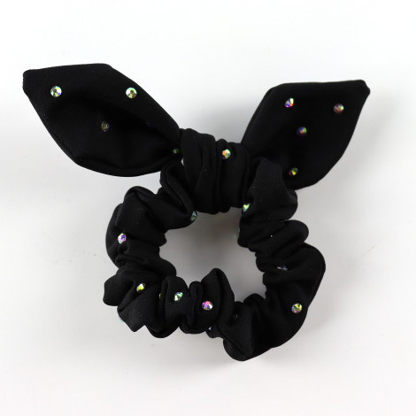 slip hair ties,scrunch gymnastics scrunchies black 0