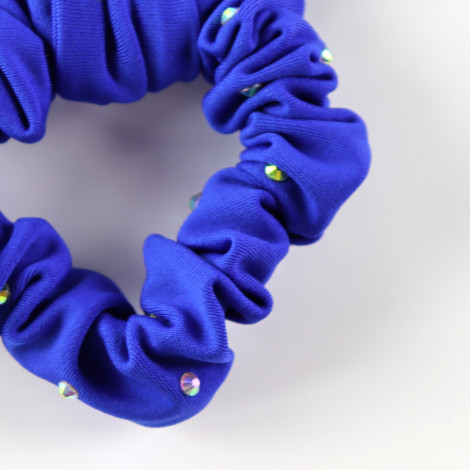 slip hair ties,scrunch gymnastics scrunchies blue 1