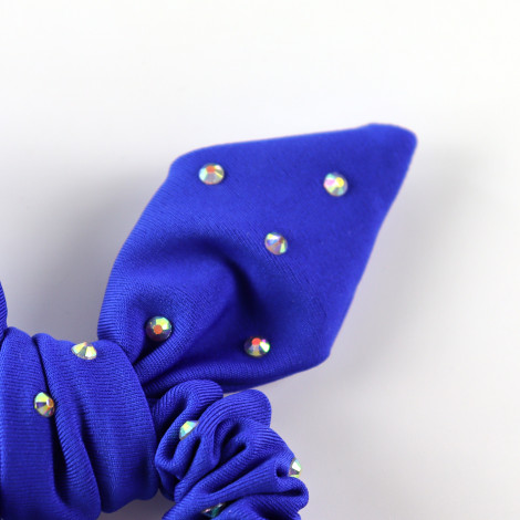 slip hair ties,scrunch gymnastics scrunchies blue 2