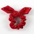 slip hair ties,scrunch gymnastics scrunchies red