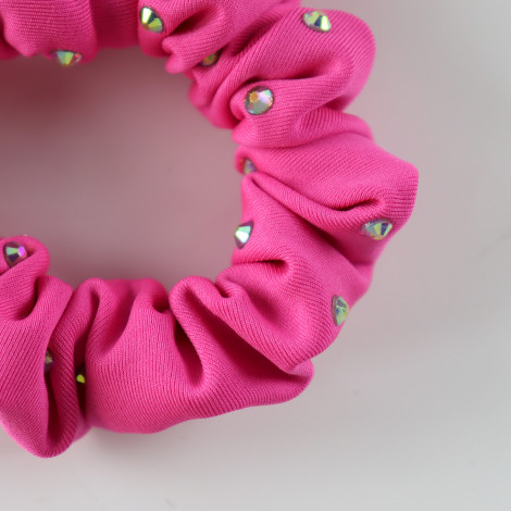 slip hair ties,scrunch gymnastics scrunchies pink 1