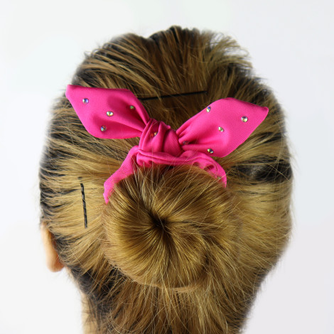 slip hair ties,scrunch gymnastics scrunchies pink 3
