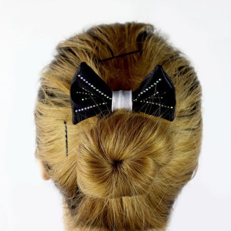 bulk gymnastic hair bows black 2