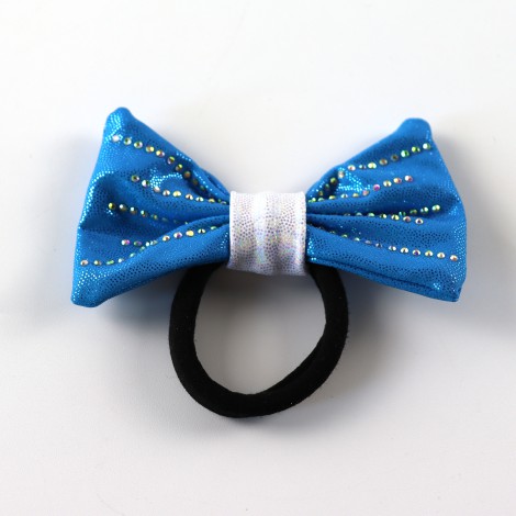 bulk gymnastic hair bows blue 0