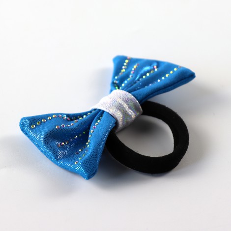 bulk gymnastic hair bows blue 1