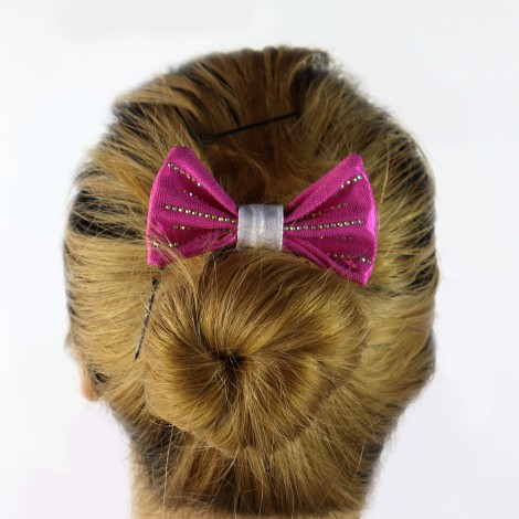 bulk gymnastic hair bows pink 2