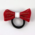 sparkly gym spirit bows red