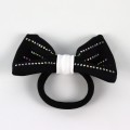 sparkly gym spirit bows black