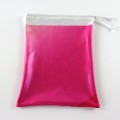 Drawstring Backpack Water Resistant String Bag pink