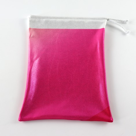 Drawstring Backpack Water Resistant String Bag pink 0