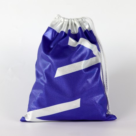 Drawstring Backpack Water Resistant String Bag blue 4
