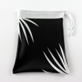 Drawstring Backpack Water Resistant String Bag black