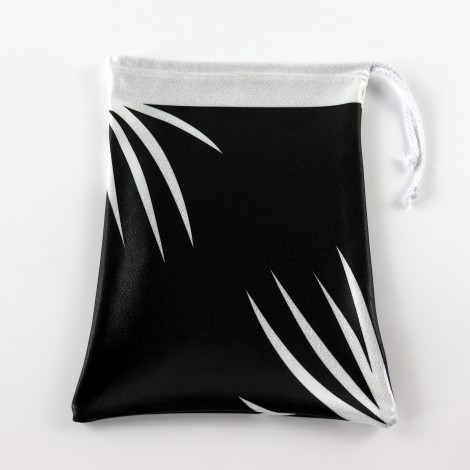 Drawstring Backpack Water Resistant String Bag black 0
