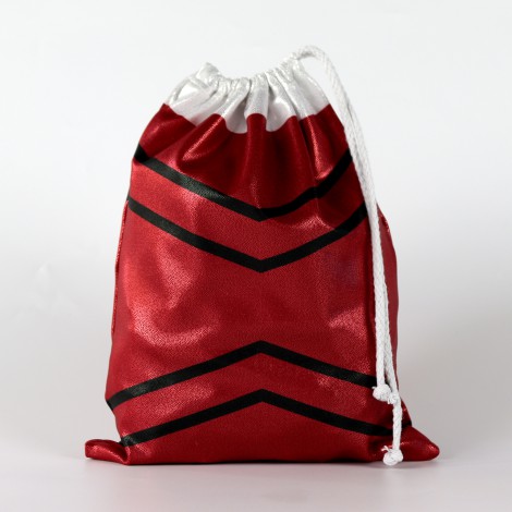 Drawstring Backpack Water Resistant String Bag red 4