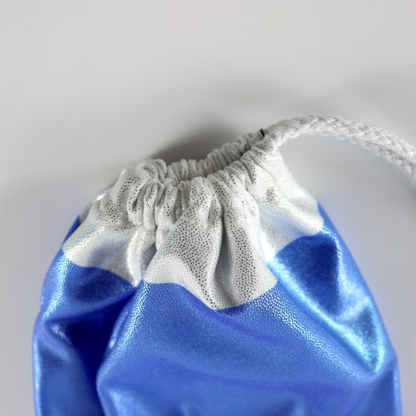 Drawstring Backpack Water Resistant String Bag sky blue 3