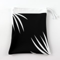 Drawstring Backpack Water Resistant String Bag black