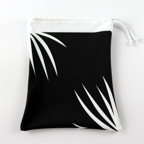 Drawstring Backpack Water Resistant String Bag black 0
