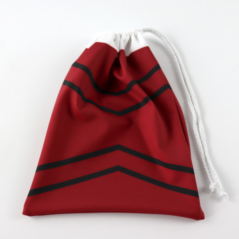 Drawstring Backpack Water Resistant String Bag red 1
