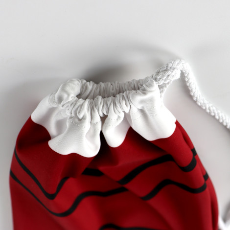 Drawstring Backpack Water Resistant String Bag red 3