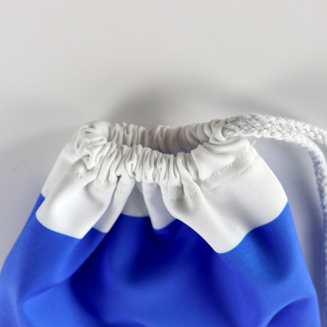 Drawstring Backpack Water Resistant String Bag sky blue 3